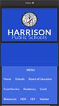 Mobile Screenshot of harrisonschools.org